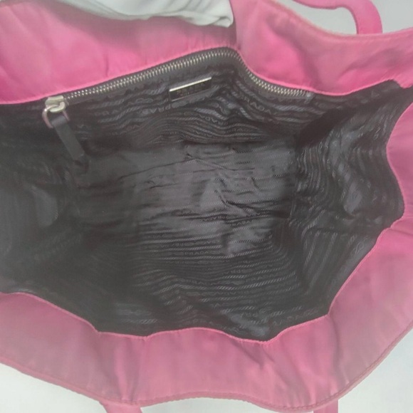 Prada Hot Pink Nylon Tessuto Tote Bag - large - Picture 11 of 14